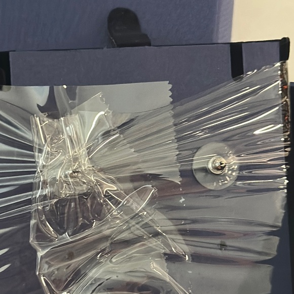 NIB Swarovski Silver Mickey Mouse Crystal Studs in White Rhodium - Picture 6 of 6